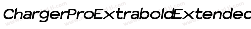 Charger Pro Extrabold Extended字体转换